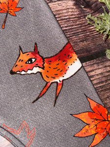 Autumn Fox Slim Harem Leggings