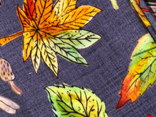 Load image into Gallery viewer, Autumn Leaves-Blue Slim Harem Leggings